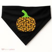 Paw Print Pumpkin USA-Made Doggie Bandana thumb 0