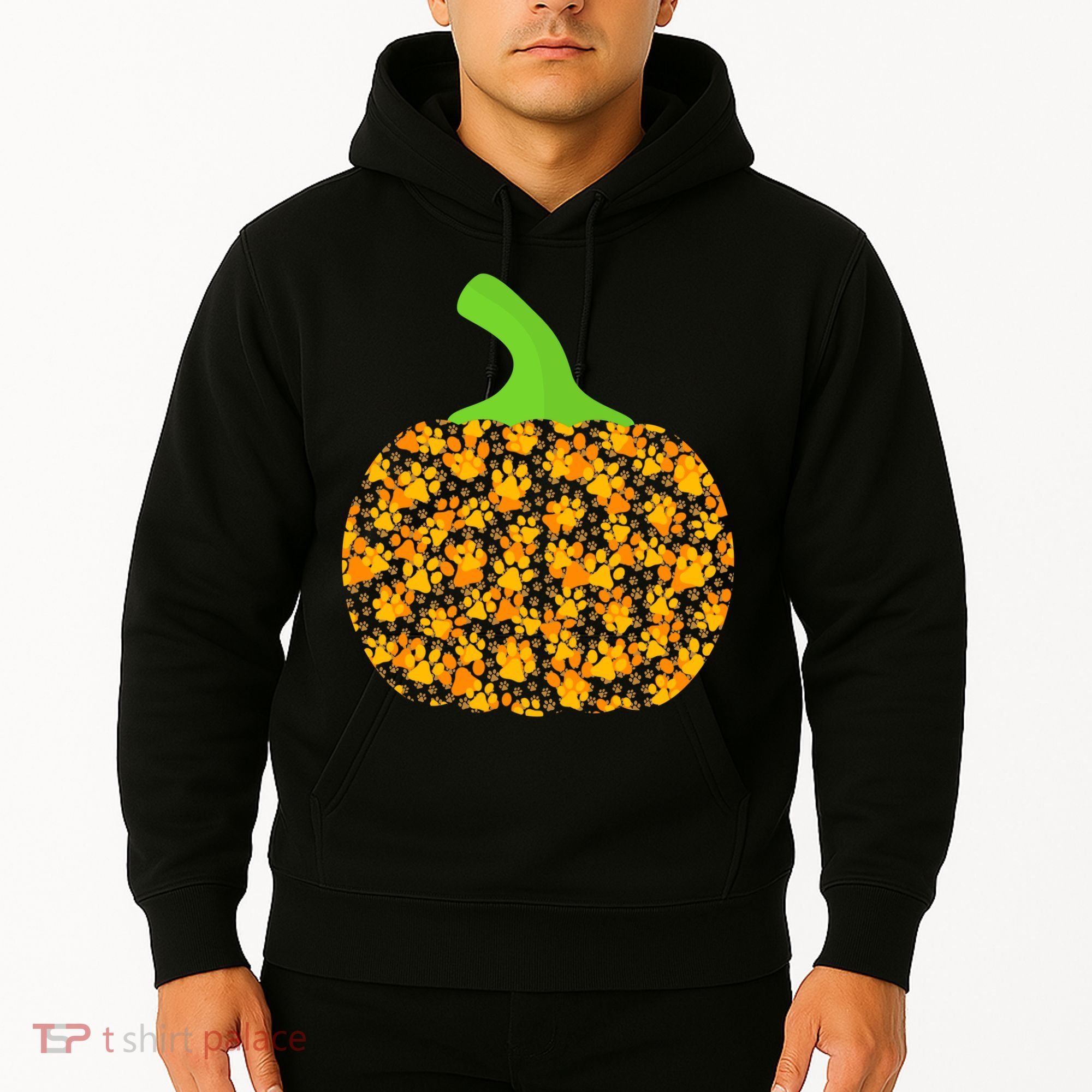Paw Print Pumpkin Hoodie