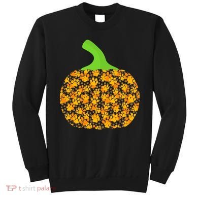 Paw Print Pumpkin Sweatshirt