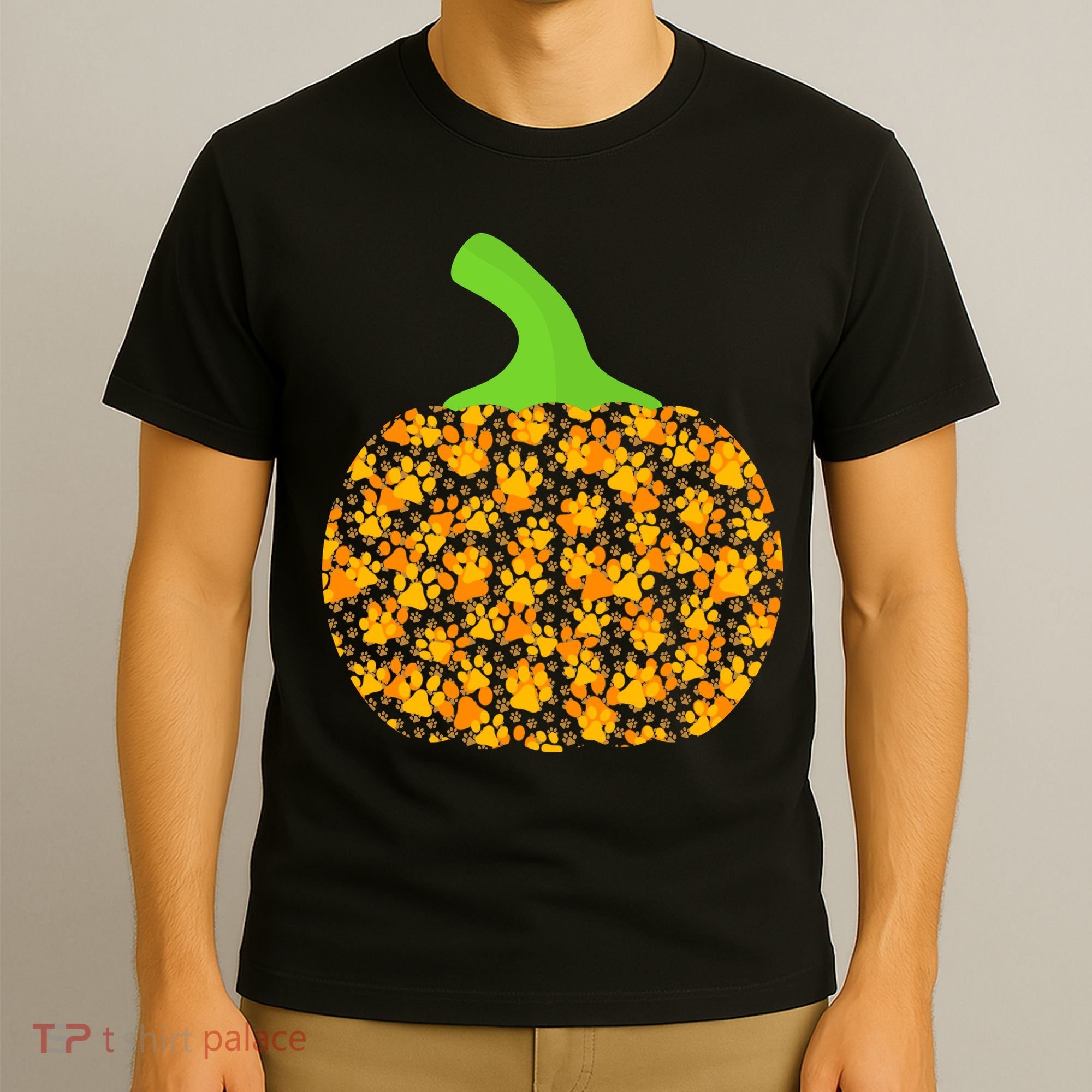 Paw Print Pumpkin T-Shirt