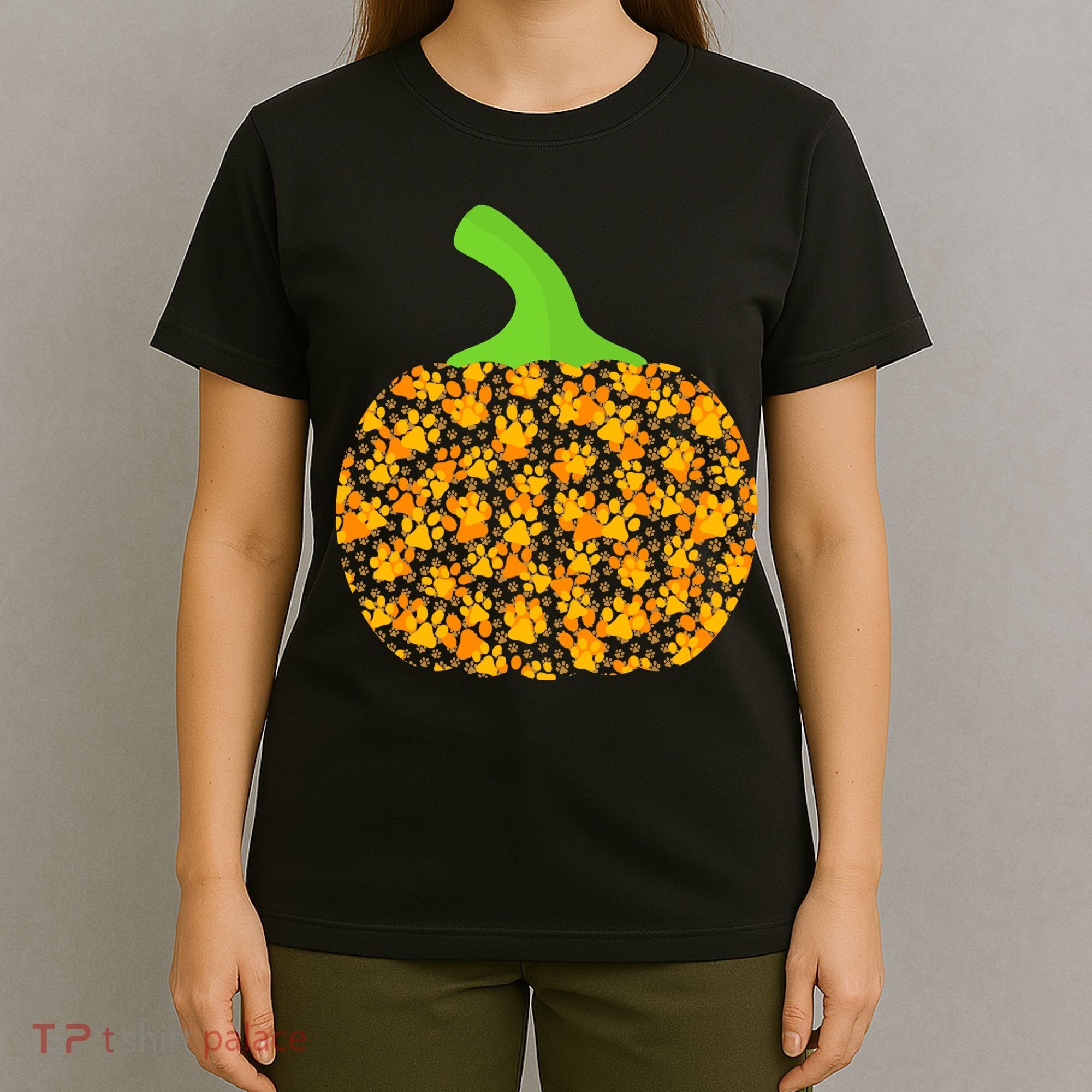 Paw Print Pumpkin T-Shirt
