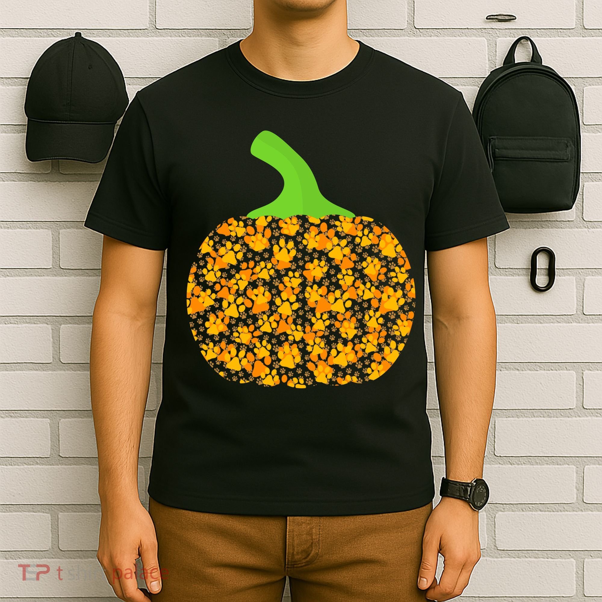 Paw Print Pumpkin T-Shirt