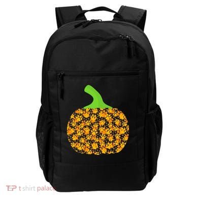 Paw Print Pumpkin Backpack