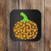 Paw Print Pumpkin Coaster thumb 0