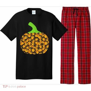 Paw Print Pumpkin Pajama Set