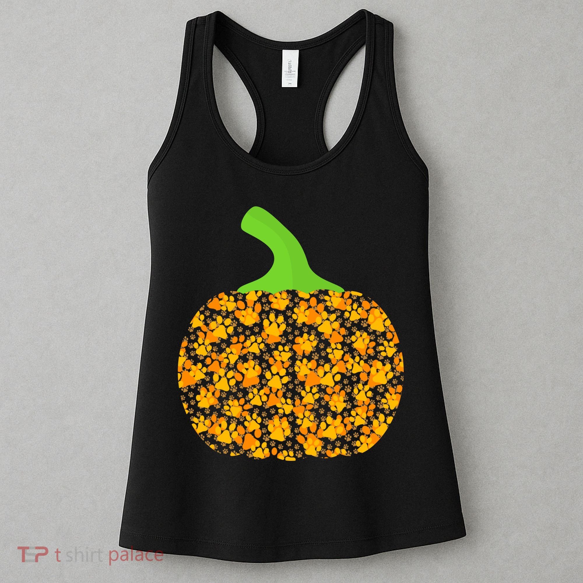Paw Print Pumpkin Women's Tank Top