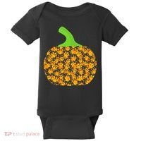 Paw Print Pumpkin Baby Bodysuit thumb 0