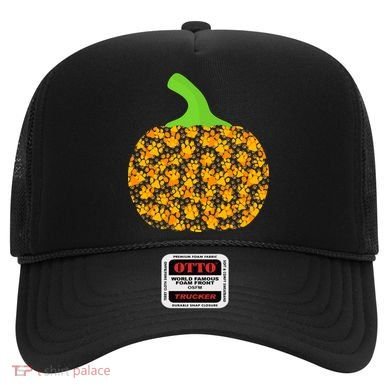 Paw Print Pumpkin Hat
