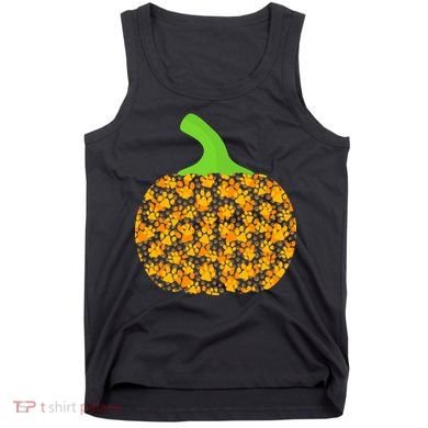 Paw Print Pumpkin Tank Top