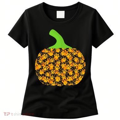 Paw Print Pumpkin Women's T-Shirt