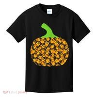 Paw Print Pumpkin Kids T-Shirt thumb 0