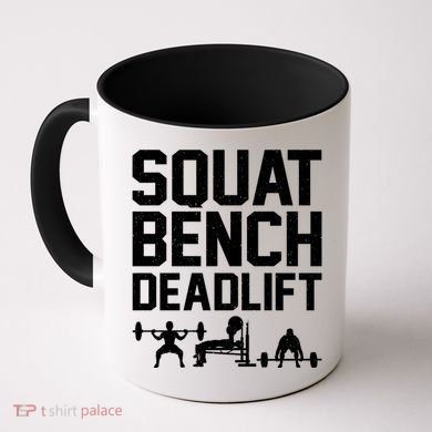 Powerlifting Art Weight Lifting Power Lifter Gift Coffee Mug