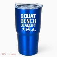 Powerlifting Art Weight Lifting Power Lifter Gift Tumbler thumb 0