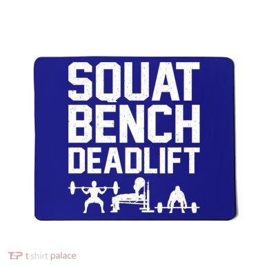 Powerlifting Art Weight Lifting Power Lifter Gift Mousepad