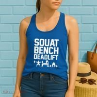 Powerlifting Art Weight Lifting Power Lifter Gift Women's Tank Top thumb 2
