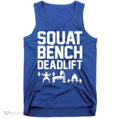 Powerlifting Art Weight Lifting Power Lifter Gift Tank Top