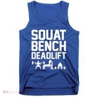 Powerlifting Art Weight Lifting Power Lifter Gift Tank Top thumb 0