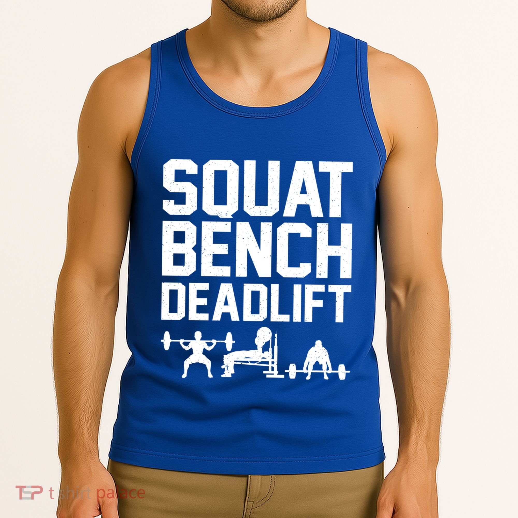 Powerlifting Art Weight Lifting Power Lifter Gift Tank Top