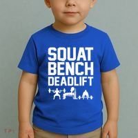 Powerlifting Art Weight Lifting Power Lifter Gift Toddler T-Shirt thumb 2
