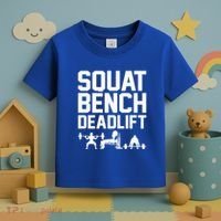 Powerlifting Art Weight Lifting Power Lifter Gift Toddler T-Shirt thumb 3