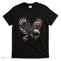 Patriotic American With Eagle And Usa Flag T-Shirt thumb 0