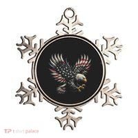 Patriotic American With Eagle And Usa Flag Ornament thumb 0