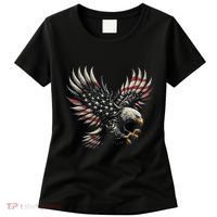 Patriotic American With Eagle And Usa Flag Women's T-Shirt thumb 0