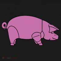 Pig As Worn Backpack thumb 2