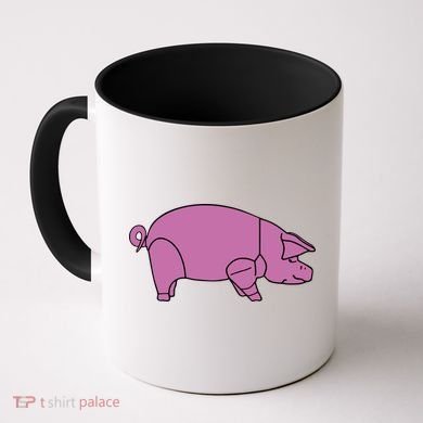 Pig As Worn Coffee Mug