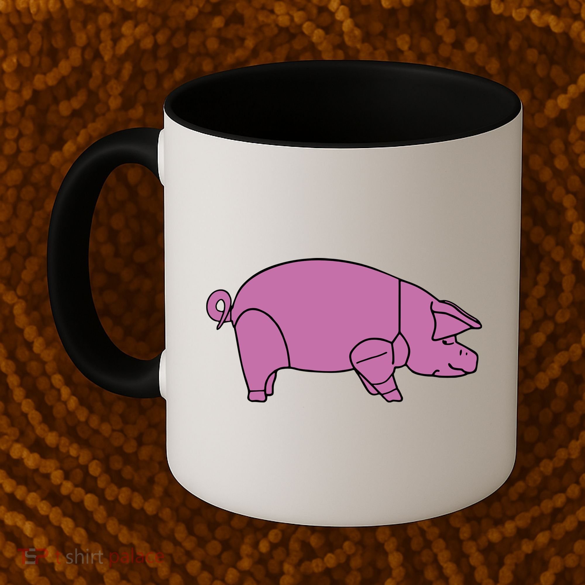 Pig As Worn Coffee Mug