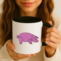 Pig As Worn Coffee Mug thumb 3