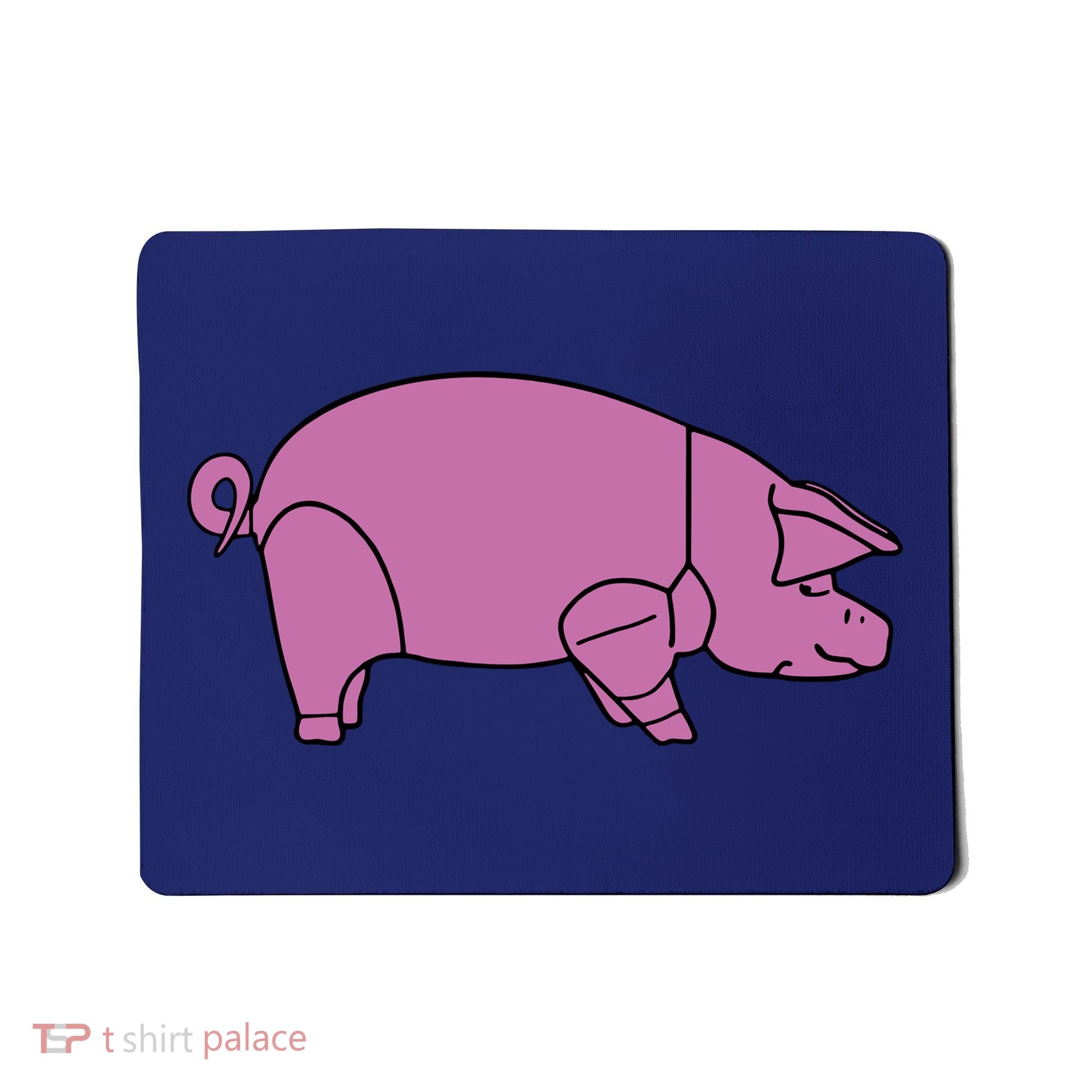 Pig As Worn Mousepad