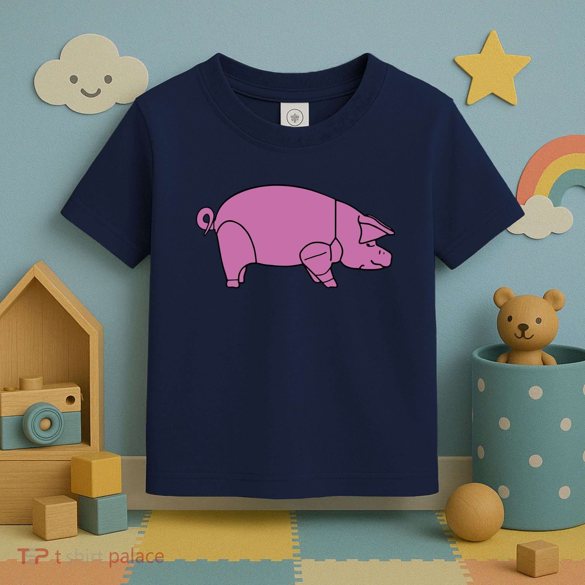 Pig As Worn Toddler T-Shirt