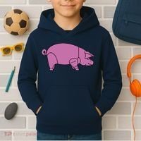 Pig As Worn Kids Hoodie thumb 2