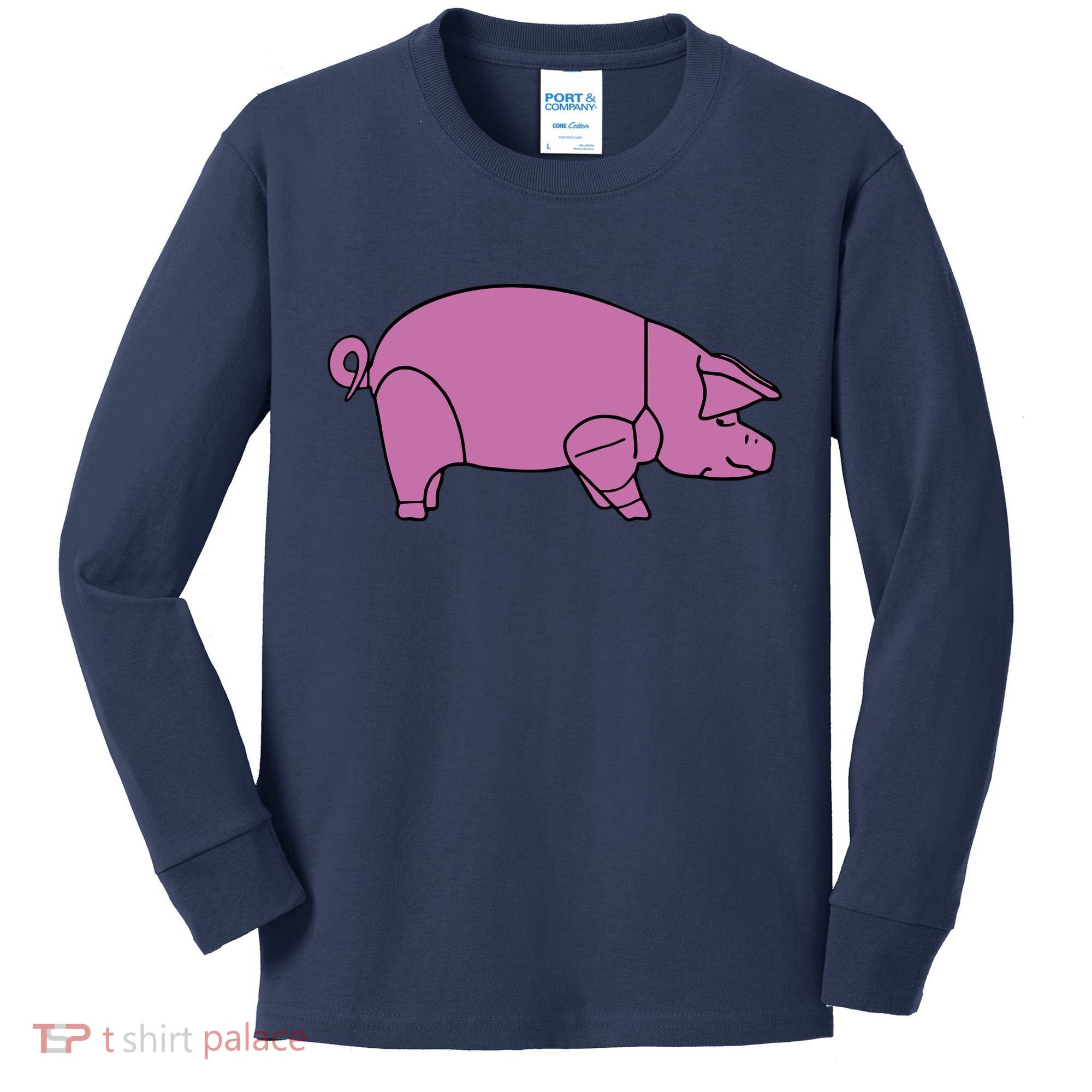 Pig As Worn Kids Long Sleeve Shirt