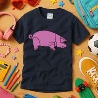 Pig As Worn Kids T-Shirt thumb 3