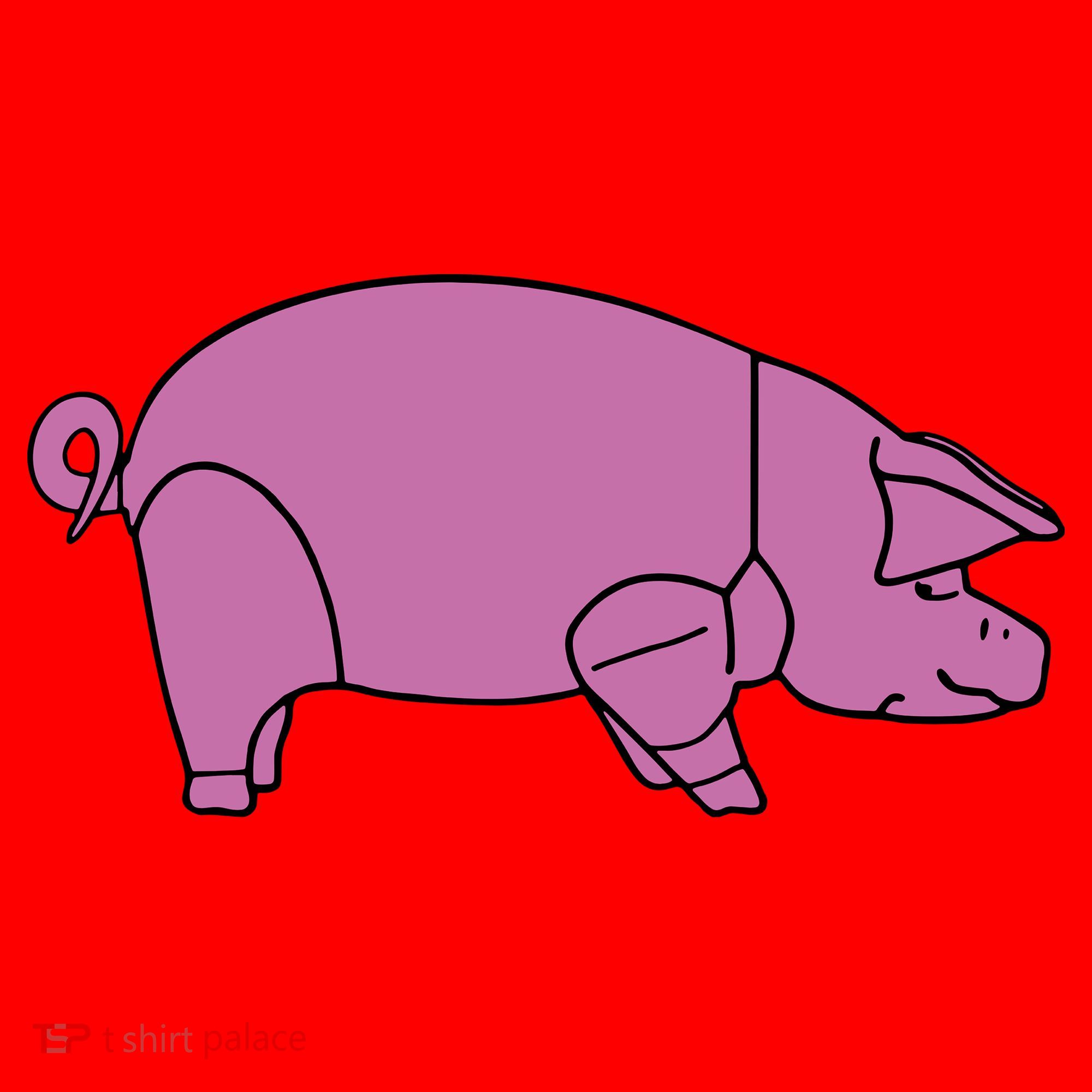 Pig As Worn Santa Hat