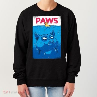 Paws Angry Cat Movie Poster Women's Sweatshirt