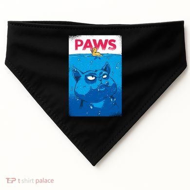 Paws Angry Cat Movie Poster USA-Made Doggie Bandana