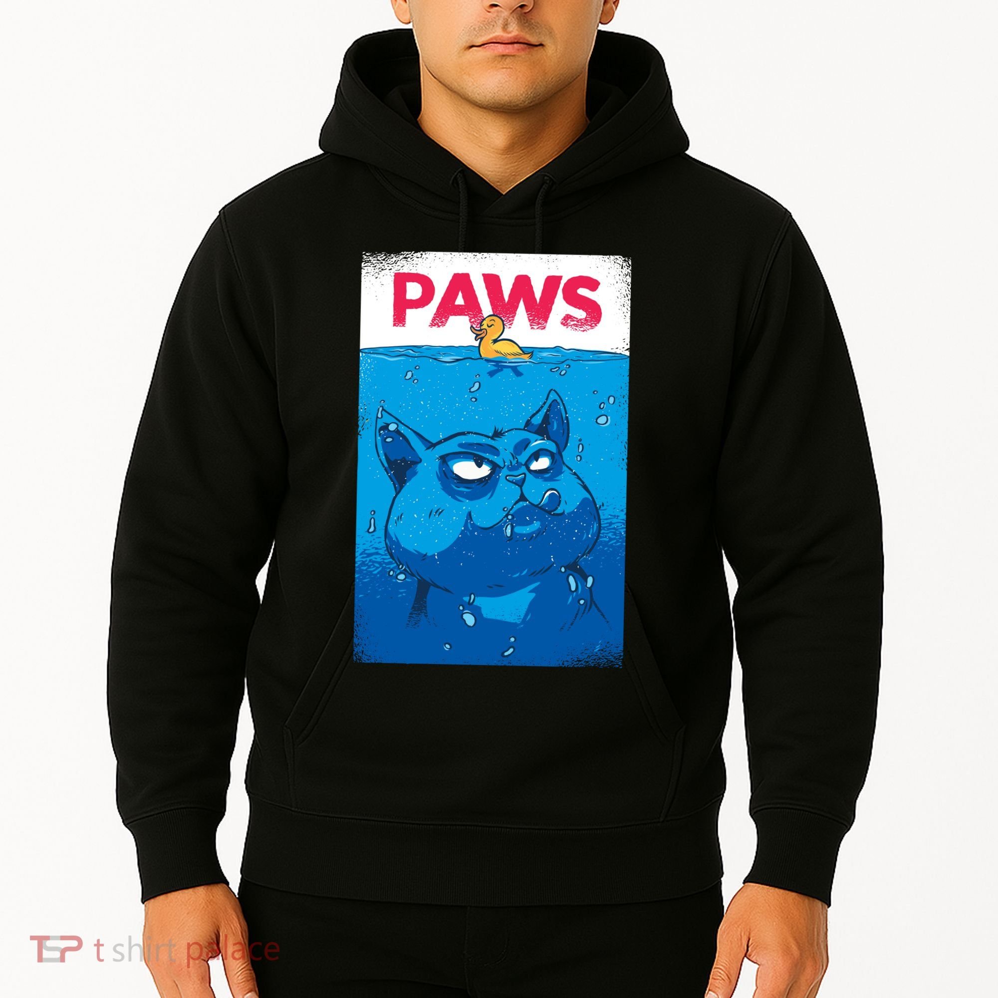 Paws Angry Cat Movie Poster Hoodie