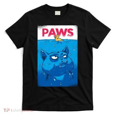 Paws Angry Cat Movie Poster T-Shirt