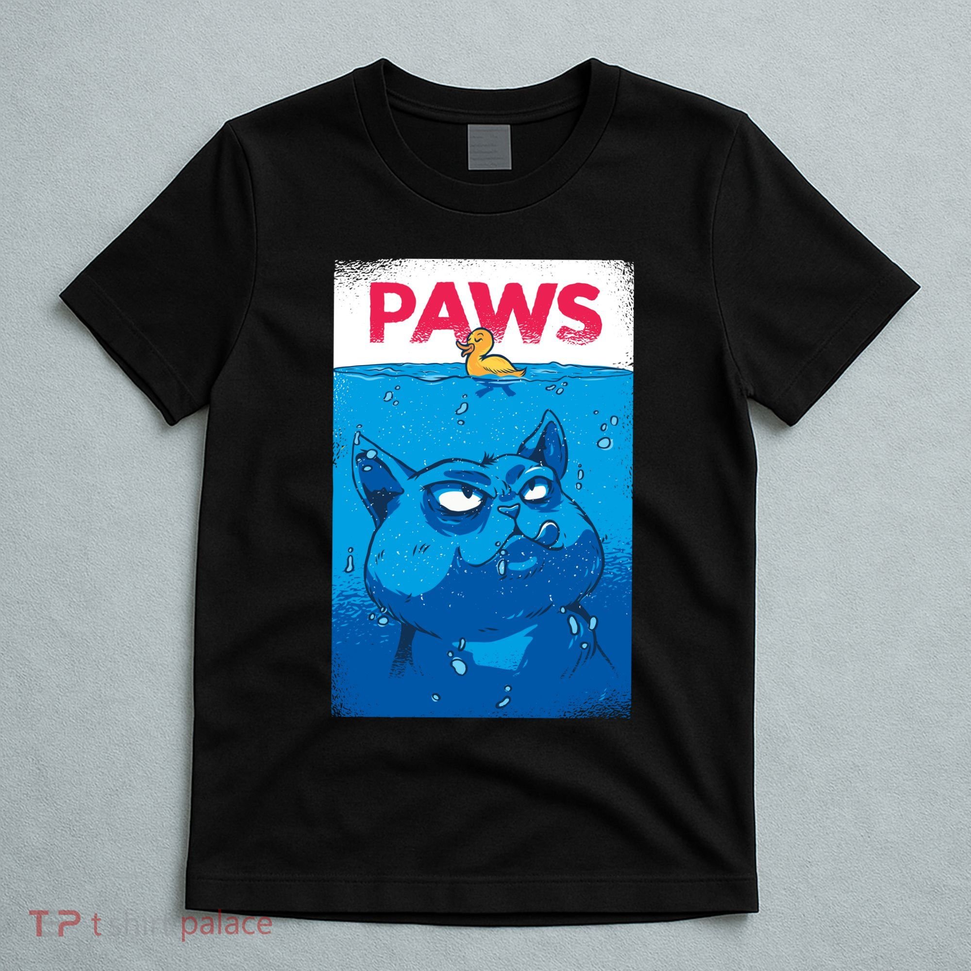 Paws Angry Cat Movie Poster T-Shirt