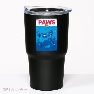 Paws Angry Cat Movie Poster Tumbler