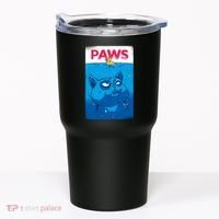 Paws Angry Cat Movie Poster Tumbler thumb 0