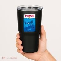 Paws Angry Cat Movie Poster Tumbler thumb 2