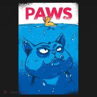 Paws Angry Cat Movie Poster Ornament thumb 1