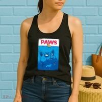 Paws Angry Cat Movie Poster Women's Tank Top thumb 2