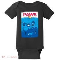 Paws Angry Cat Movie Poster Baby Bodysuit thumb 0