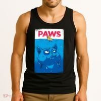 Paws Angry Cat Movie Poster Tank Top thumb 3