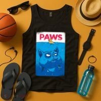 Paws Angry Cat Movie Poster Tank Top thumb 4
